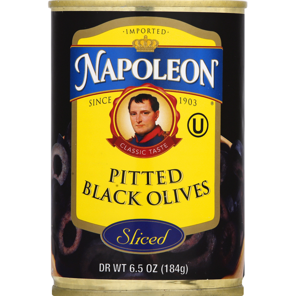 Napoleon Co. Olives, Black, Pitted, Sliced Same-Day Delivery or