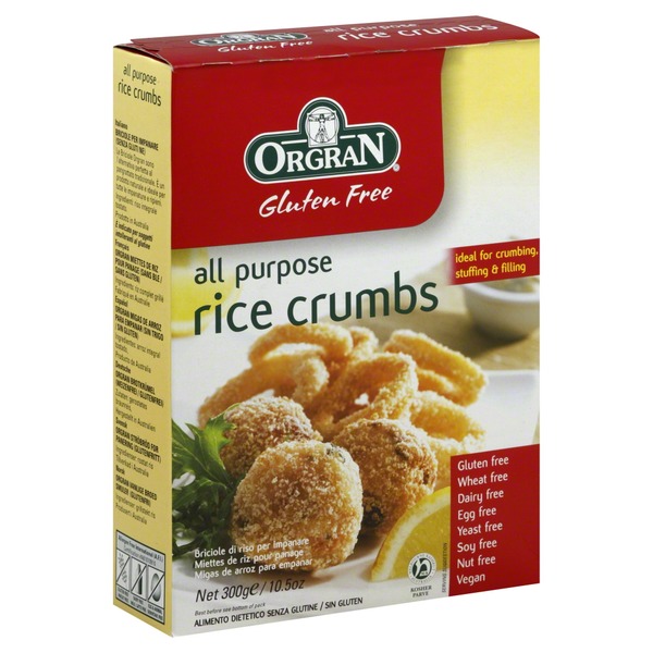 Orgran Rice Crumbs, All Purpose (10.5 oz) Instacart