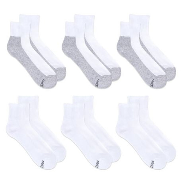 Walmart Fruit of the Loom All Day Comfort Cotton Blend Ankle Socks for ...