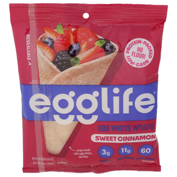 Egglife Sweet Cinnamon Egg White Wraps