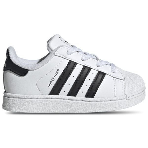 adidas Kids' Toddler Originals Superstar Casual Shoes, Size 5 - White/Black/White