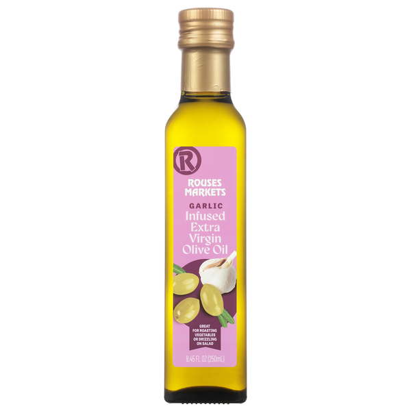 Rouses Extra Virgin Garlic Infused Olive Oil Same-Day Delivery