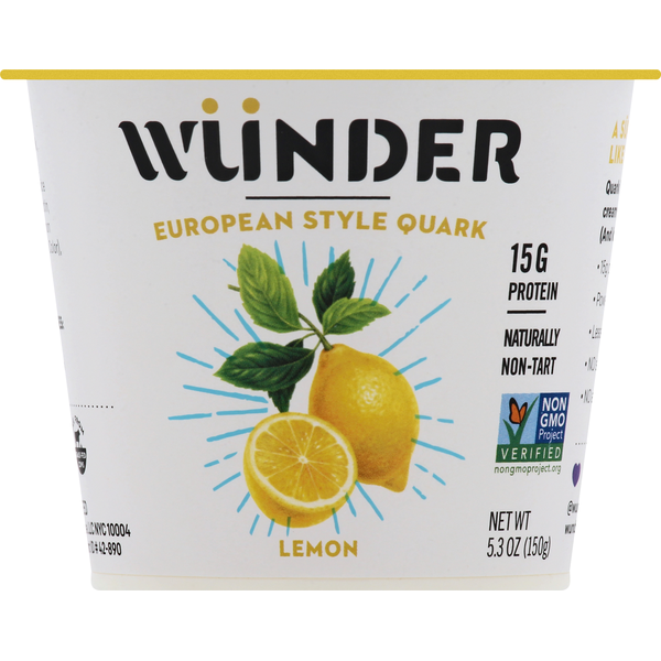 Wünder Quark, European Style, Lemon
