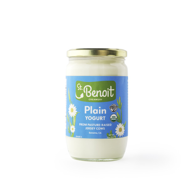 St. Benoit Creamery Plain Yogurt, Organic, A2, Pasture Raised Same