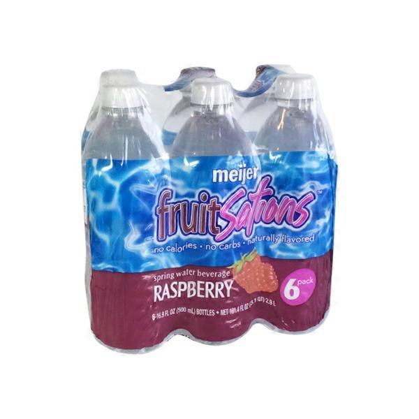 Meijer Raspberry Spring Water Beverage (16.9 oz) Instacart