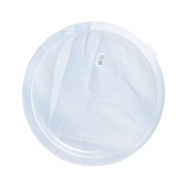 Cambro - Round Translucent Lid for 12, 18 & 22 qt. storage containers, clear