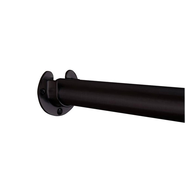 Everbilt 1-5/16 In. Heavy-duty Matte Black Closet Pole Sockets (2-pack)
