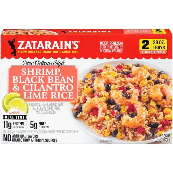 Zatarain's® Shrimp, Black Bean & Cilantro Lime Rice (56 oz) Instacart
