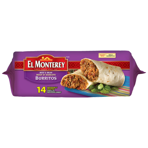El Monterey Beef & Bean Burritos