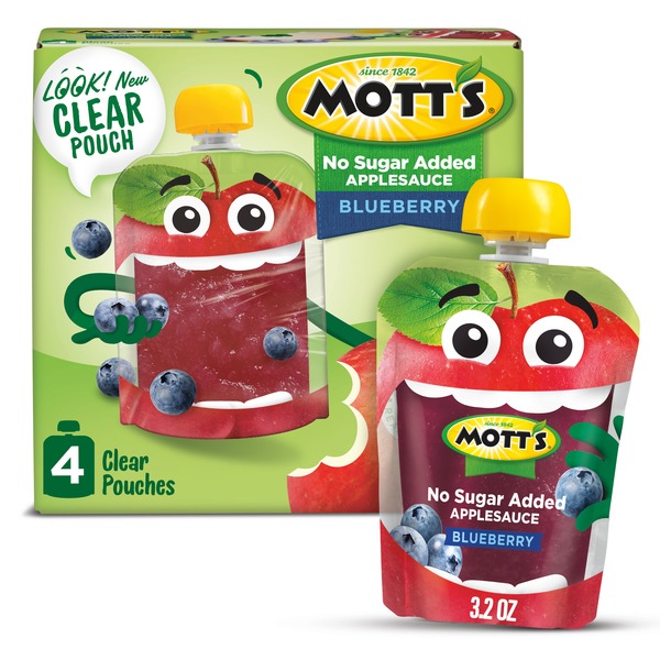 Mott's Blueberry Applesauce (3.2 oz) Instacart
