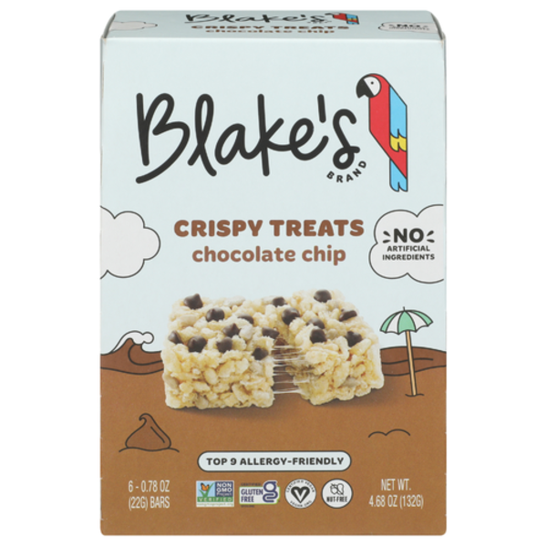 Blake's Seed Based Chocolate Chip Rice Crispy Treats 6 Pack