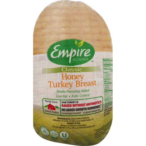 Empire Kosher Turkey Breast, Honey, Classic (1 each) Instacart