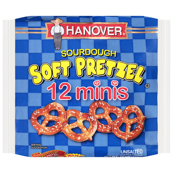 naoエルセーヌサプリ3個数セットNO.700S Hanover Unsalted Sourdough Minis Soft Pretzel Same-Day Delivery or
