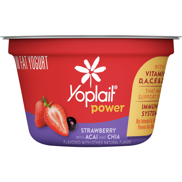 Yoplait Yogurt, Low Fat, Strawberry Same-Day Delivery or Pickup