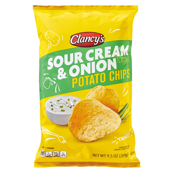 Clancy's Sour Cream and Onion Potato Chips Same-Day Delivery or
