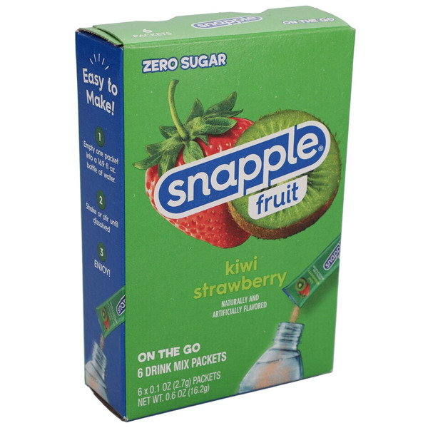 Snapple Kiwi Strawberry Fruit On The Go Drink Mix Packets Same-Day