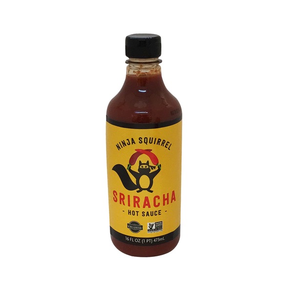 ninja squirrel sriracha hot sauce 16 fl oz from whole ninja squirrel sriracha hot sauce 16 fl oz from whole
