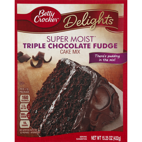 Betty Crocker Fudge Brownie Mix Triple Chocolate 20 Oz 4