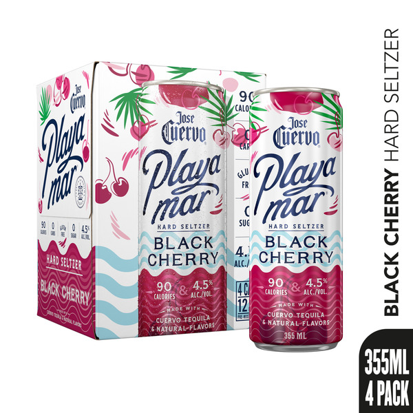 Jose Cuervo Playamar Black Cherry Hard Seltzer Same-Day Delivery