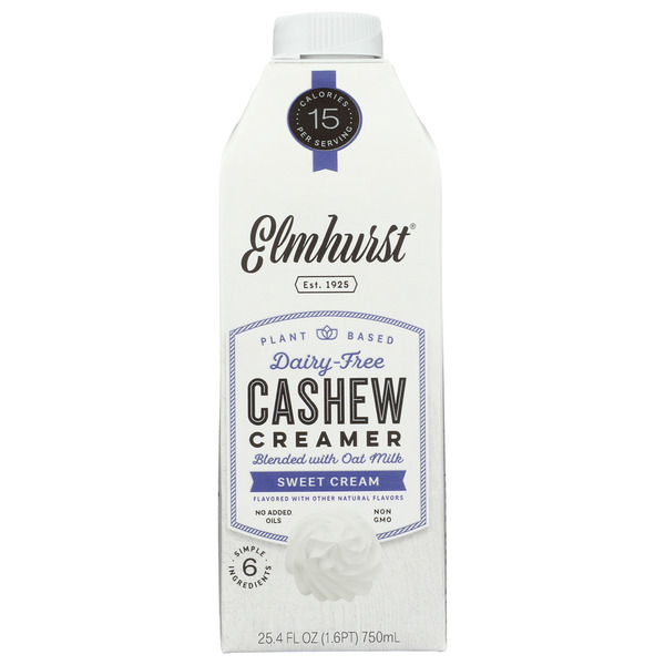 Elmhurst Sweet Cream Cashew Creamer Same-Day Delivery or Pickup