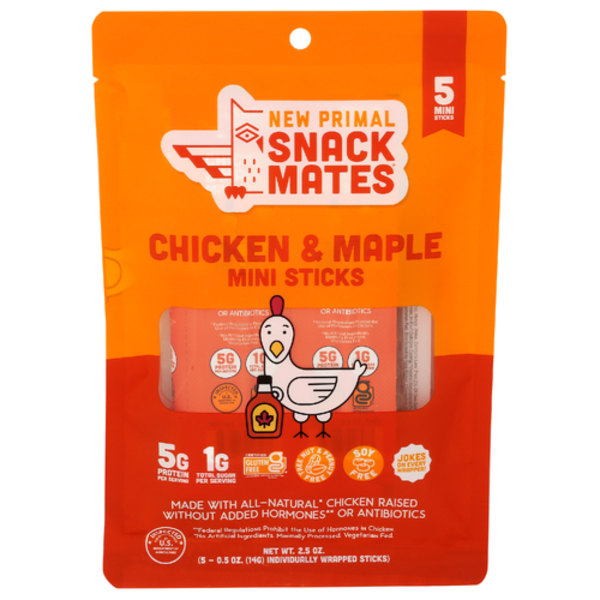 The New Primal Chicken & Maple Snack Mate Kids Chicken Sticks