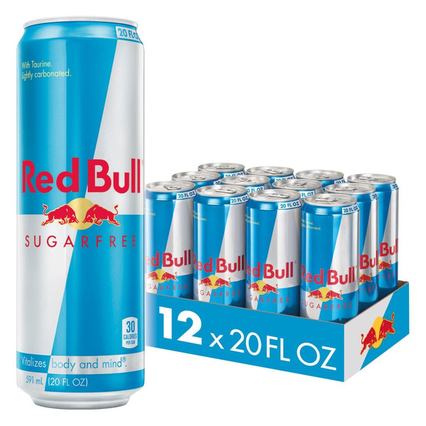 Red Bull - Energy Drink, Sugar Free - 12/20 oz