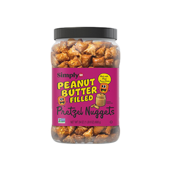 SimplyGO Peanut Butter Filled Pretzels