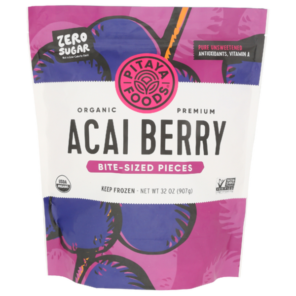 Pitaya Plus Organic Acai Berry Bite-Sized Pieces Same-Day Delivery