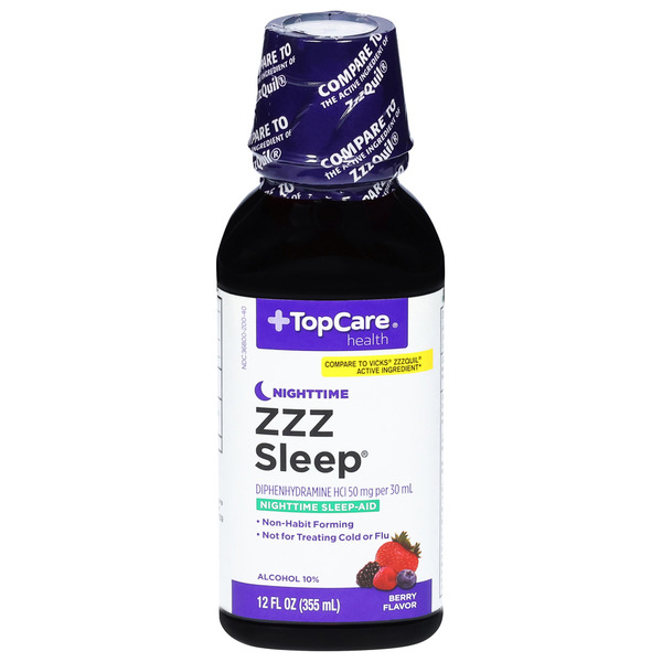 TopCare ZZZ Sleep, Nighttime, 50 mg, Berry Flavor Same-Day