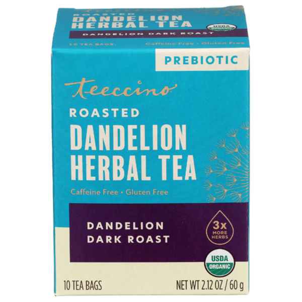 Teeccino Organic Dandelion Dark Roast Tea Same-Day Delivery or