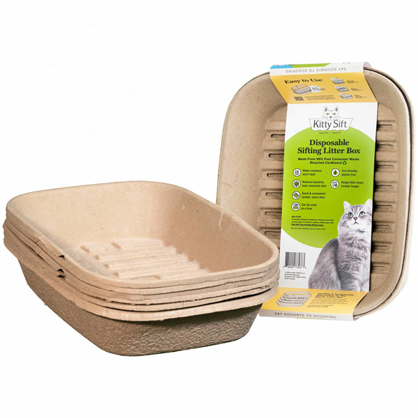 Kitty Sift Disposable Sifting Cat Litter Box