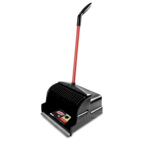 Libman 16 In. High Power Large Scoop Upright Dustpan With Steel Handle