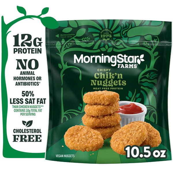 Morning Star Farms Original Plant Based Crispy Chik'n Nuggets