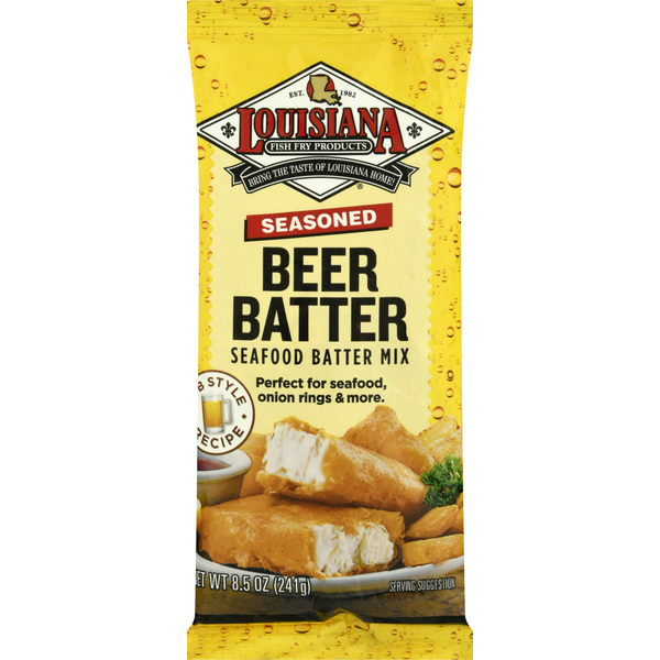 Louisiana Fish Fry Products Beer Batter Seasoned 8 5 Oz Instacart Louisiana fish fry products beer batter seasoned 8 5 oz instacart