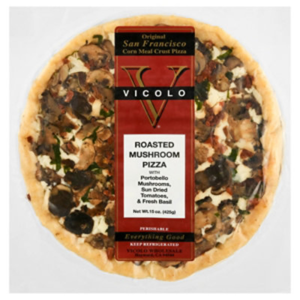 Vicolo Original Corn Meal Crust Roasted Mushroom Pizza