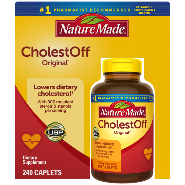 Nature Made Cholest Off Cholesterol Reducer Caplets (240 ct) Instacart