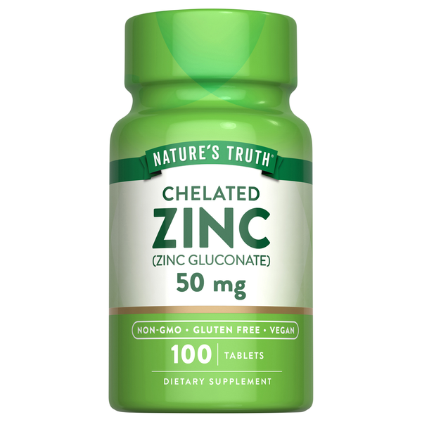 Nature's Truth Zinc Gluconate 50 mg Tablets Same-Day Delivery or Pickup |  Jerry's Foods