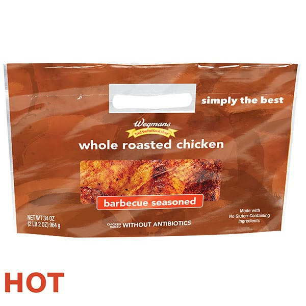 Wegmans Wegmans Barbecue Seasoned Roasted Chicken SameDay Delivery or Pickup Instacart