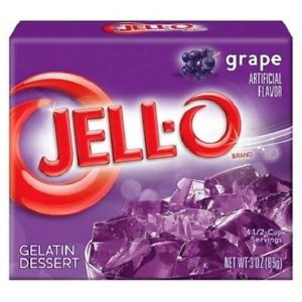 Jell-O - Grape Gelatin - 3 oz. Box