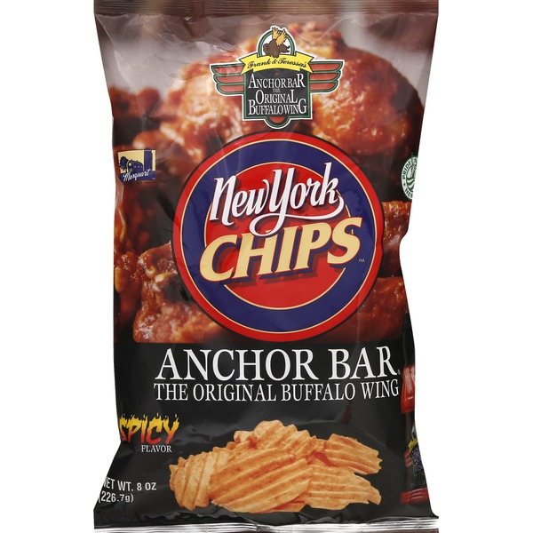 New York Chips Potato Chips, Anchor Bar Spicy Flavor (8 oz) Instacart