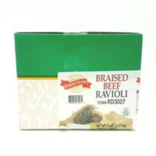 Frozen Supremo Italiano - Braised Beef Ravioli - 5 lbs