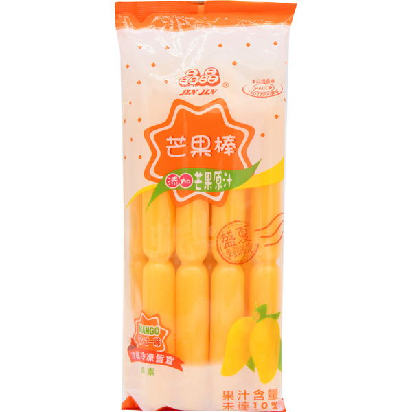 Jin Jin Assorted Ice Pops With Mango Flavor