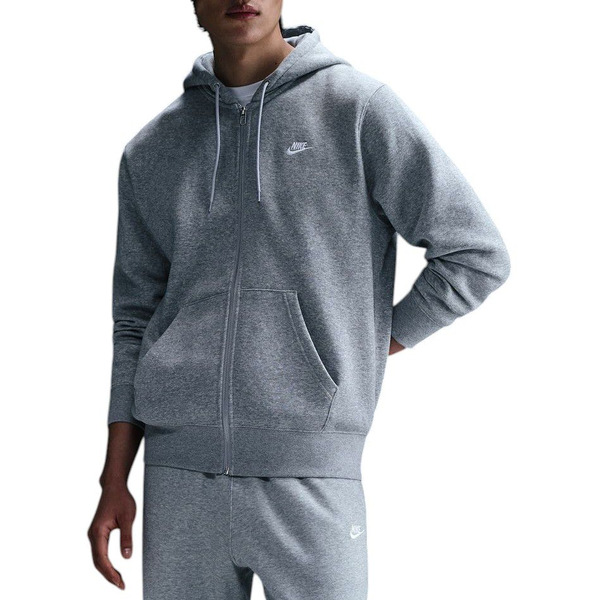 Nike Club Full-Zip Fleece Hoodie, Large