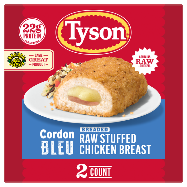 Tyson Breaded & Stuffed Chicken Cordon Bleu