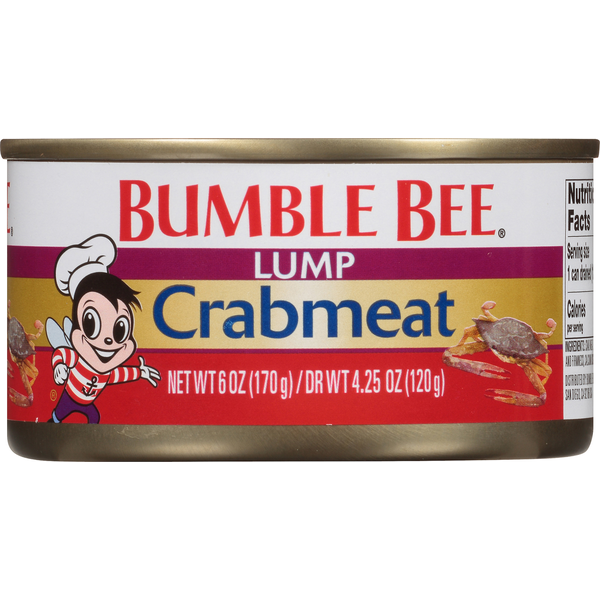 Bumble Bee Crabmeat, Lump
