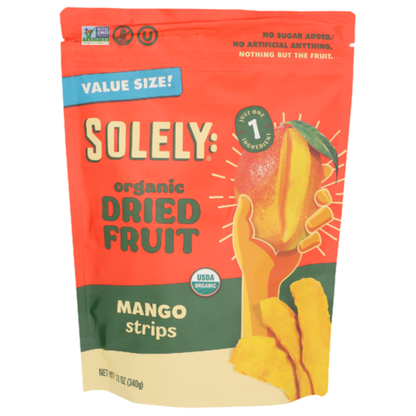 Solely Organic Dried Mango Strips