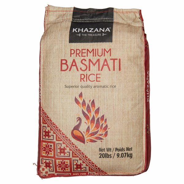 Premium Basmati Rice, 20 lbs