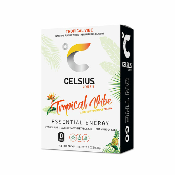 チルチル♡ Celsius Sparkling Peach Vibe, Energy Drink Same-Day Delivery or