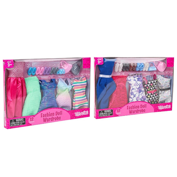 Toymazing 12 Piece Fashion Doll Wardrobe Set Same-Day Delivery | Family  Dollar