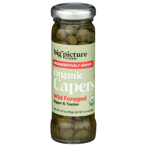 Big Picture Foods Organic Wild Foraged Regeneratively Grown Capers